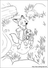 Zootopia coloring pages on coloring