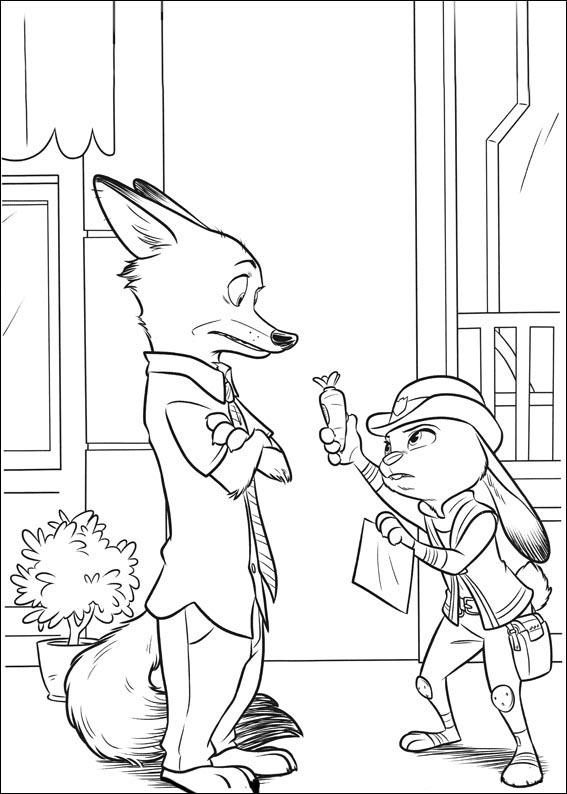 Colouring zootopia