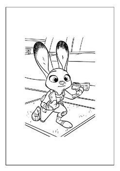 Enter the world of zootopia with these printable coloring pages for kids p