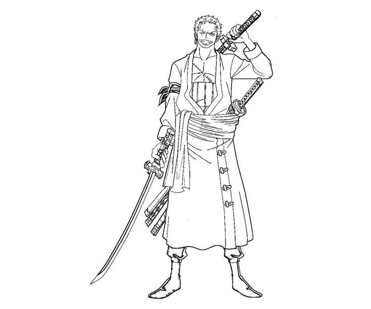 Download or print this amazing coloring page roronoa zoro coloring crafty teenager roronoa zoro zoro coloring pages