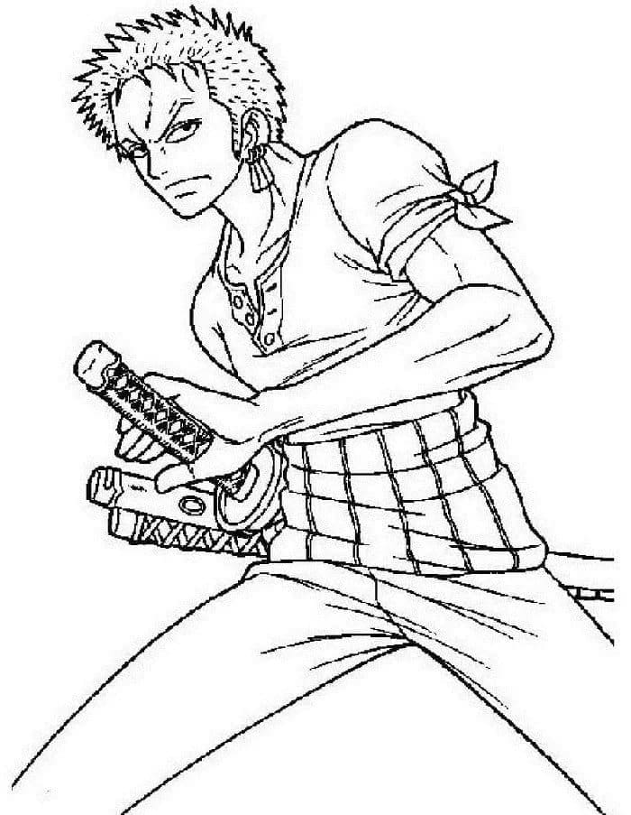 Zoro coloring pages
