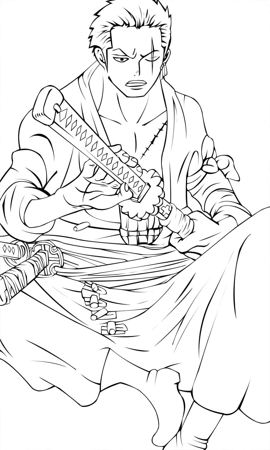 One piece coloring pages by coloringpageswk on