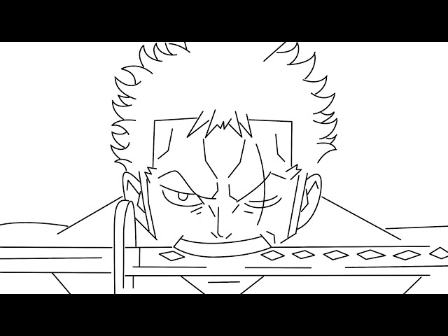 How to draw roronoa zoro step by step for beginners from one piece