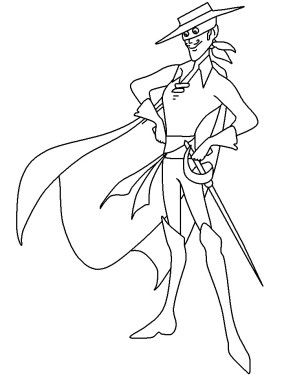 Printabel coloring pages of zorro coloring pages to print free kids coloring pages coloring pages for kids