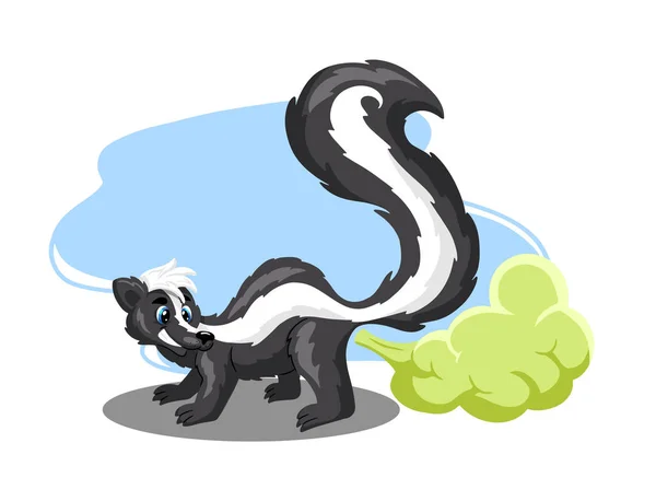 Zorrillo imãgenes de stock de arte vectorial