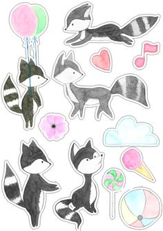 Ideas de zorrillo dibujos de animales decoraciãn de unas disenos de unas