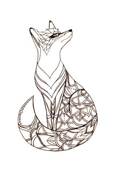 Ideas de zorritos de vidrio zorro dibujos mandalas animales