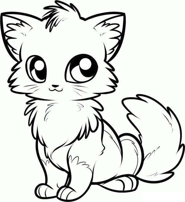 Imagen de un zorro para colorear pãginas para colorear de animal dibujo dezorro dibujos kawaii