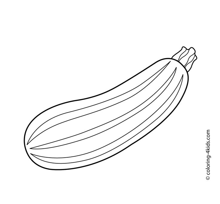 Zucchini vegetables coloring pages for kids printable free vegetable coloring pages coloring pages coloring pages for kids