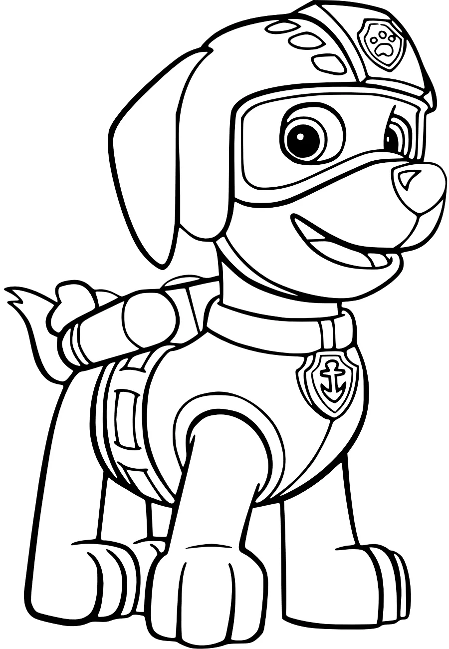 Zuma paw patrol malvorlagen