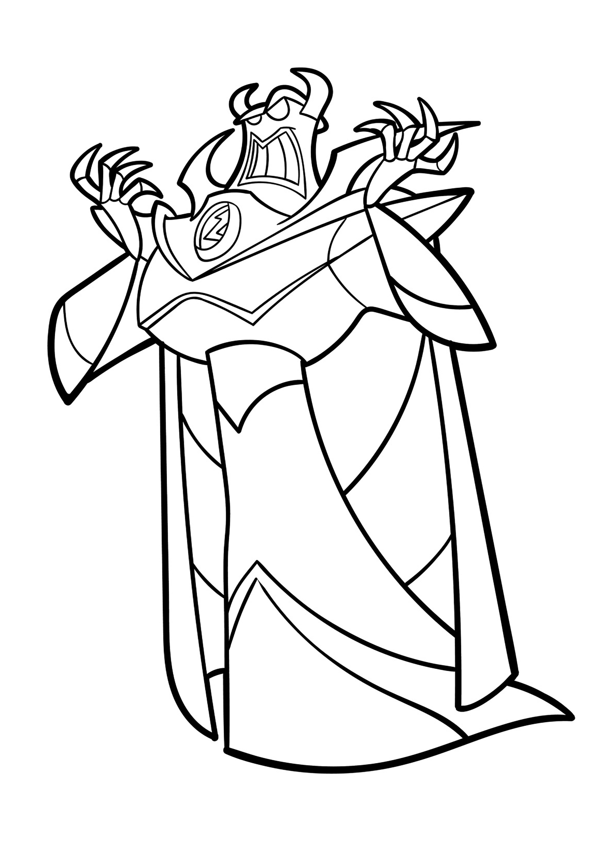 Emperor zurg the villain of toy story and