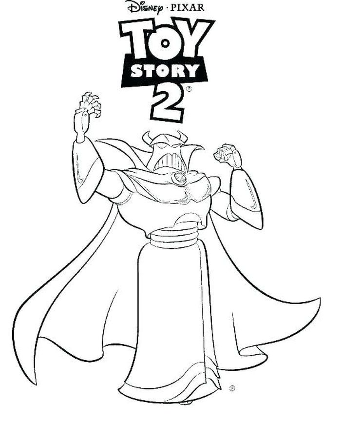 Toy story zurg coloring pages toy story coloring pages toy story disney coloring pages
