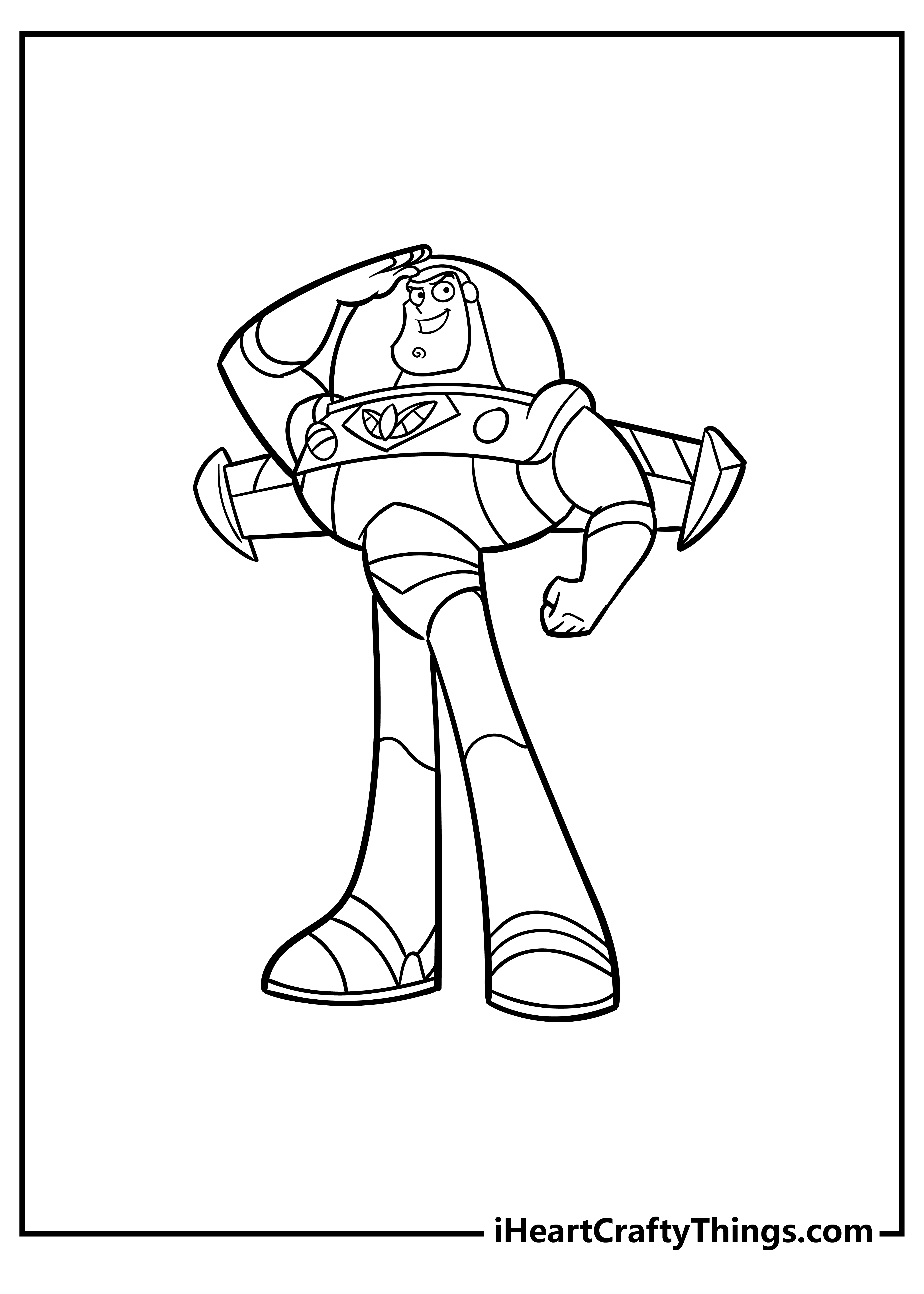 Buzz lightyear coloring pages free printables